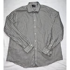Lauren Ralph Lauren Shirt Mens Size XL Plaid Performance Stretch Reg Fit Button